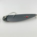 Vintage  Red Eye Lures Red Eye Evil Eye, 2/3oz black fishing spoon #23980