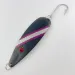 Vintage  Red Eye Lures Red Eye Evil Eye, 2/3oz black fishing spoon #23980