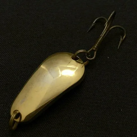 Vintage Acme Wob-L-Rite, 3/16oz gold fishing spoon #23982