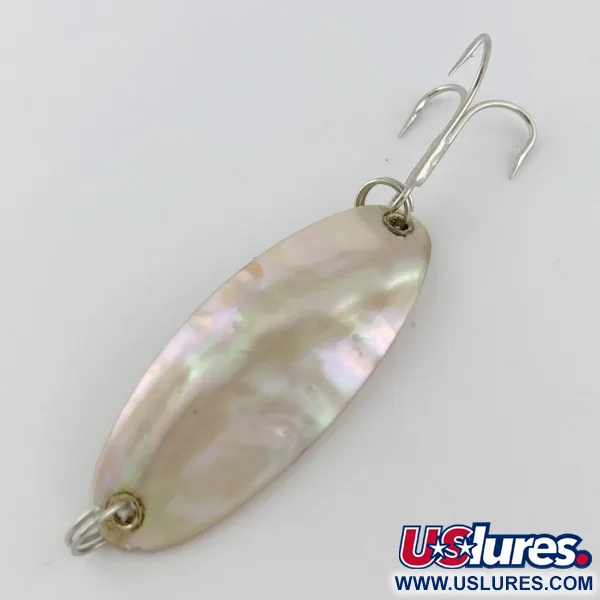 Vintage   Pflueger Pearl Spoon, 2/5oz pearl fishing spoon #23983