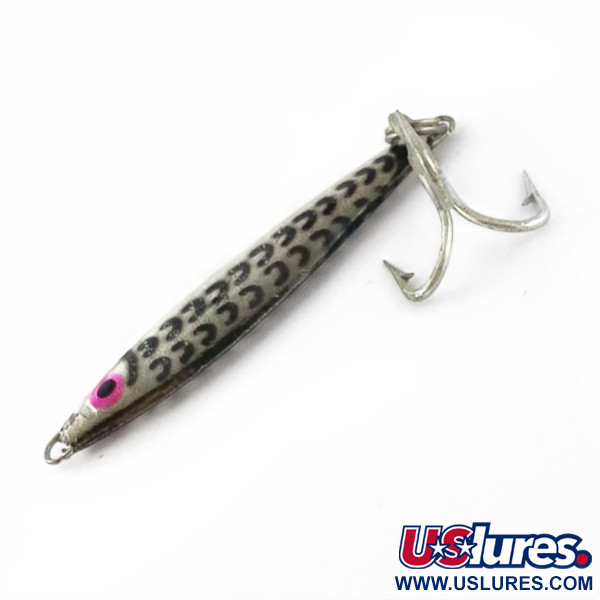 Vintage  Mann's Bait  Mann's Mann O Lure jig​, 1/2oz Nickel fishing spoon #23984