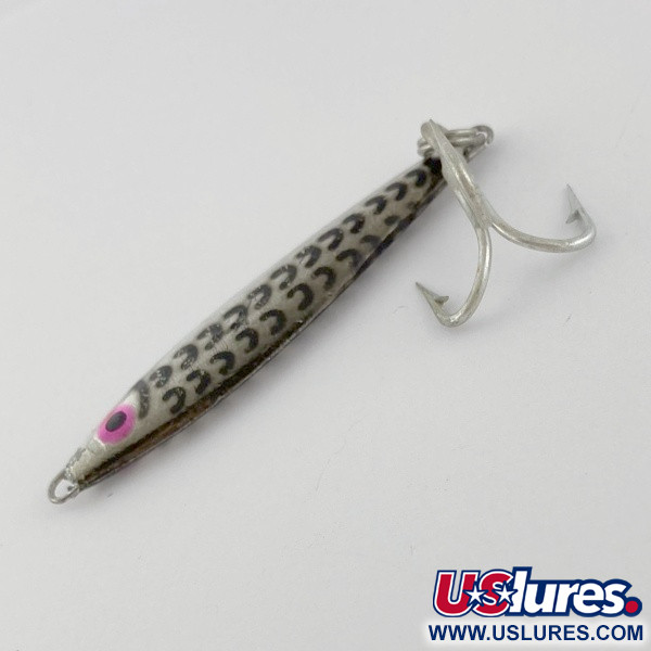 Vintage  Mann's Bait  Mann's Mann O Lure jig​, 1/2oz Nickel fishing spoon #23984