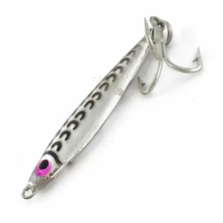 Vintage Mann's Bait  Mann's Mann O Lure jig​, 1/2oz Nickel fishing spoon #23984