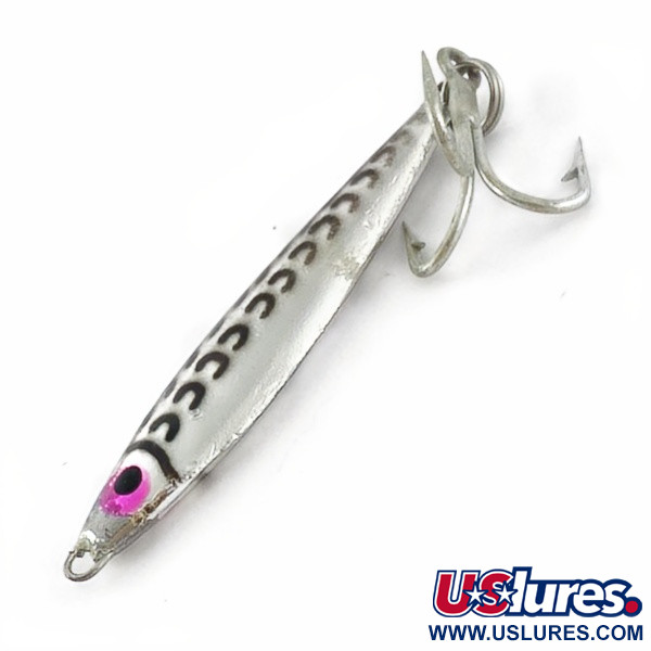Vintage  Mann's Bait  Mann's Mann O Lure jig​, 1/2oz Nickel fishing spoon #23984