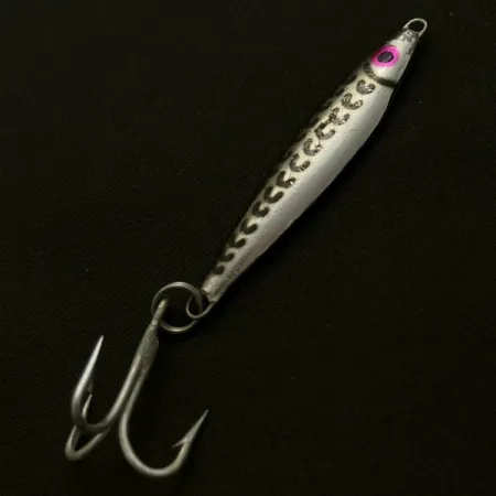 Vintage Mann's Bait  Mann's Mann O Lure jig​, 1/2oz Nickel fishing spoon #23984