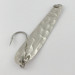 Vintage   Luhr Jensen Flutter Spoon 44, 1/8oz nickel fishing spoon #23985