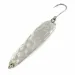 Vintage   Luhr Jensen Flutter Spoon 44, 1/8oz nickel fishing spoon #23985