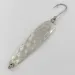 Vintage   Luhr Jensen Flutter Spoon 44, 1/8oz nickel fishing spoon #23985