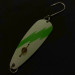 Vintage  Red Eye Lures Red Eye Evil Eye Glow, 3/16oz nickel/white/ Glow - glows in the dark fishing spoon #23986