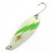 Vintage  Red Eye Lures Red Eye Evil Eye Glow, 3/16oz nickel/white/ Glow - glows in the dark fishing spoon #23986