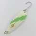 Vintage  Red Eye Lures Red Eye Evil Eye Glow, 3/16oz nickel/white/ Glow - glows in the dark fishing spoon #23986