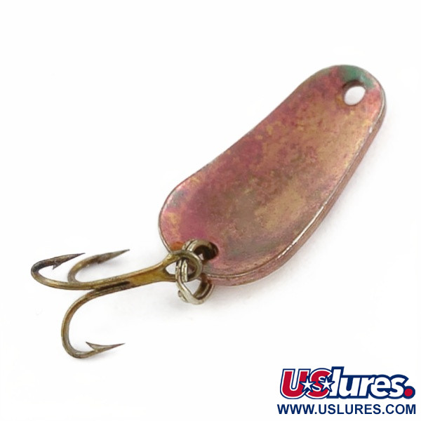 Vintage   Luhr Jensen Luhr's wobbler, 3/16oz  Copper fishing spoon #23987