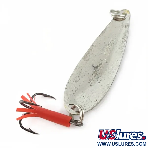 Vintage   Johnson Sprite, 1/3oz nickel fishing spoon #23988