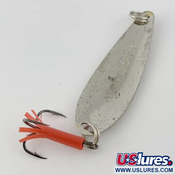 Vintage   Johnson Sprite, 1/3oz nickel fishing spoon #23988
