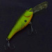 Vintage   Rebel Double Deep Shad, 3/16oz Chartreuse fishing lure #23991