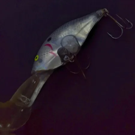 Vintage Luhr Jensen Hot Lips Express, 1oz Clear Crystal fishing lure #23992