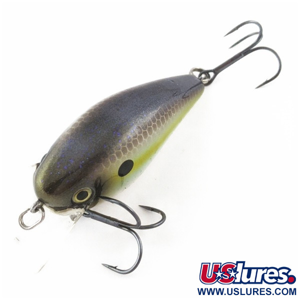 Vintage   Strike King KVD 1.5 Silent square bill, 2/5oz Olive Sexy Shad fishing lure #23995