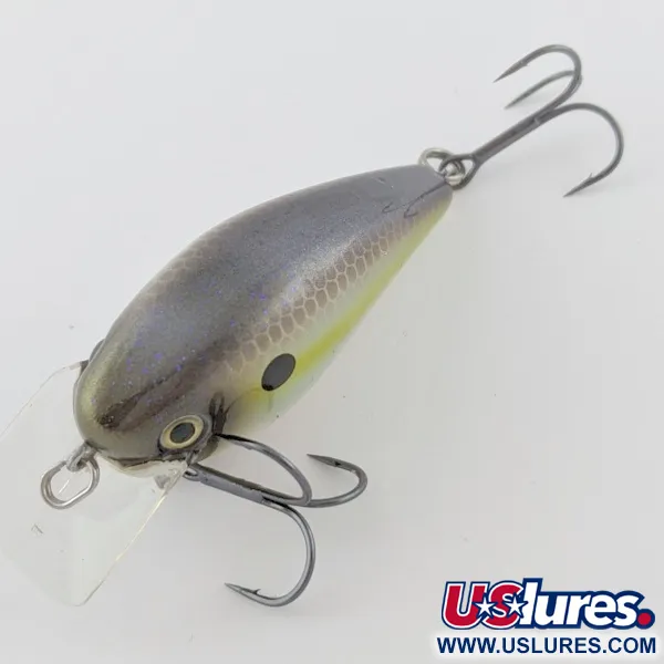 Vintage   Strike King KVD 1.5 Silent square bill, 2/5oz Olive Sexy Shad fishing lure #23995