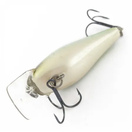 Vintage Strike King KVD 1.5 Silent square bill, 2/5oz Olive Sexy Shad fishing lure #23995