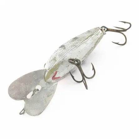 Vintage Bill Norman Quarterback Deep, 1/4oz Silver  fishing lure #23996