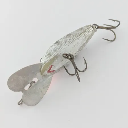 Vintage Bill Norman Quarterback Deep, 1/4oz Silver  fishing lure #23996
