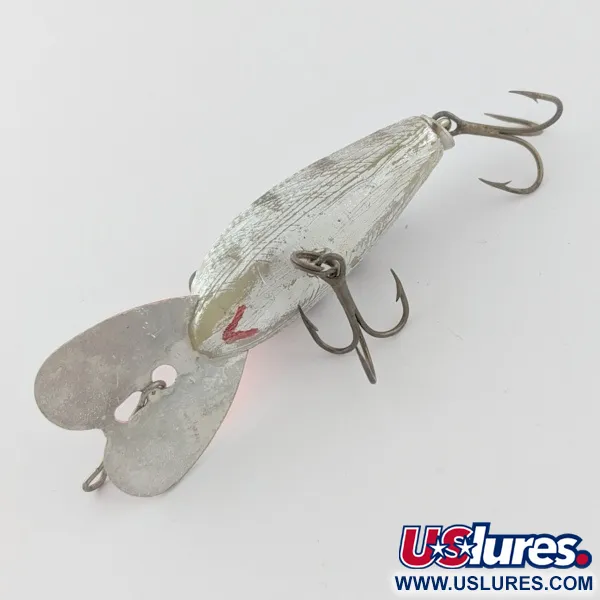 Vintage   Bill Norman Quarterback Deep, 1/4oz Silver  fishing lure #23996