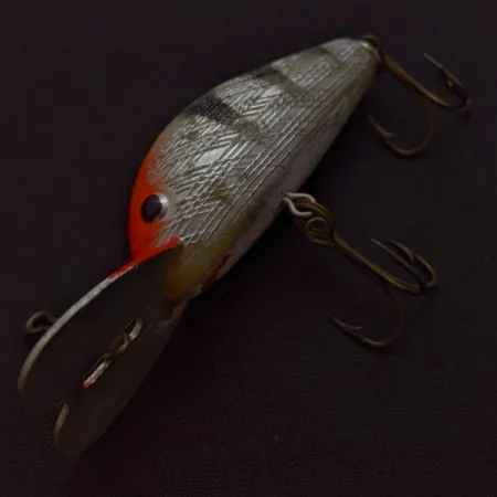 Vintage Bill Norman Quarterback Deep, 1/4oz Silver  fishing lure #23996