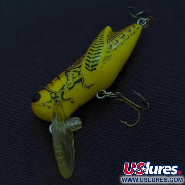 Vintage   Rebel Crickhopper Ultralight, 3/32oz Yellow Grasshopper fishing lure #23997