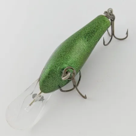 Vintage Poe’s Poe's Super Cedar, 1/3oz green fishing lure #24000