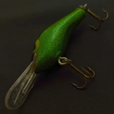 Vintage Poe’s Poe's Super Cedar, 1/3oz green fishing lure #24000