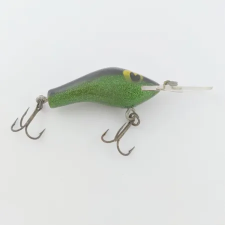 Vintage Poe’s Poe's Super Cedar, 1/3oz green fishing lure #24000