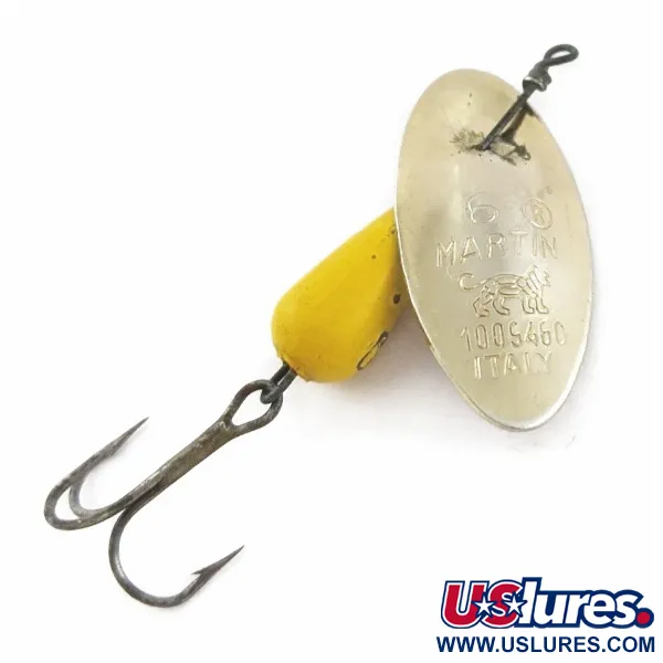 Vintage   Panther Martin 6, 3/16oz gold spinning lure #24007