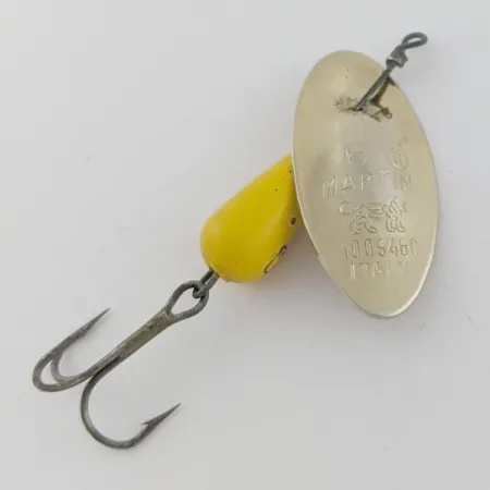 Vintage Panther Martin 6, 3/16oz gold spinning lure #24007