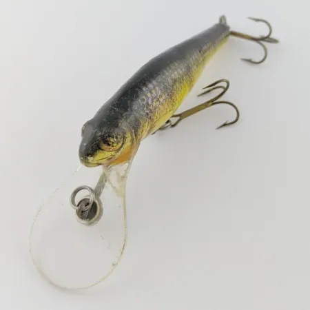 Vintage Bagley Balsa Small Fry Perch, 1/2oz Perch fishing lure #24010