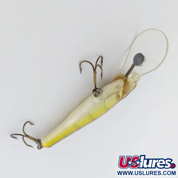 Vintage  Bagley Bait Bagley Balsa Small Fry Perch, 1/2oz Perch fishing lure #24010