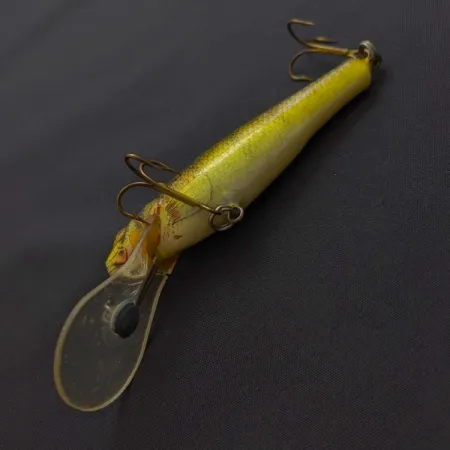 Vintage Bagley Balsa Small Fry Perch, 1/2oz Perch fishing lure #24010