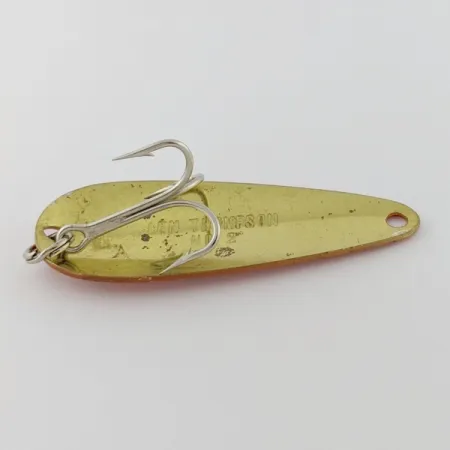 Vintage  Len Thompson #2, 1oz red/gold fishing spoon #24014