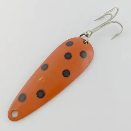 Vintage  Len Thompson #2, 1oz red/gold fishing spoon #24014