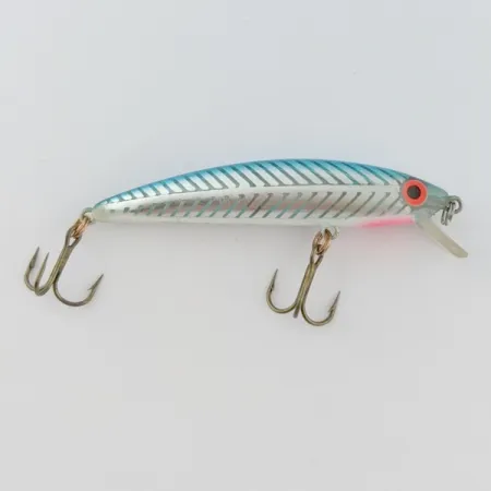 Vintage Rebel Ghost Minnow, 1/8oz blue fishing lure #24015