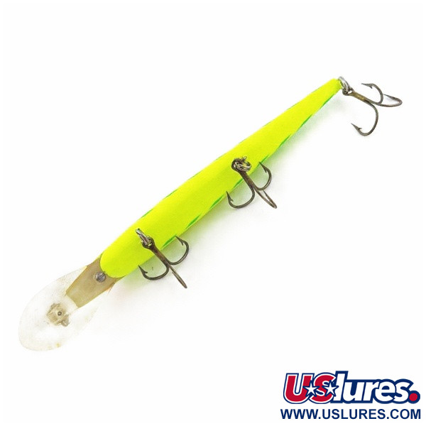 Vintage   Rebel Fastrac  F12, 2/5oz green fishing lure #24016
