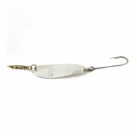 Vintage Luhr Jensen LG Johnson #2, 3/32oz Nickel fishing spoon #24020