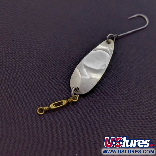 Vintage   Luhr Jensen LG Johnson #2, 3/32oz Nickel fishing spoon #24020