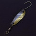 Vintage   Les Davis Canadian Wonder 1, 3/32oz nickel/gold fishing spoon #24021