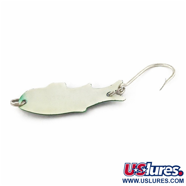Vintage   Shoff's Big Triple Teazer, 1/16oz Frog fishing spoon #24022