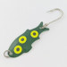 Vintage   Shoff's Big Triple Teazer, 1/16oz Frog fishing spoon #24022