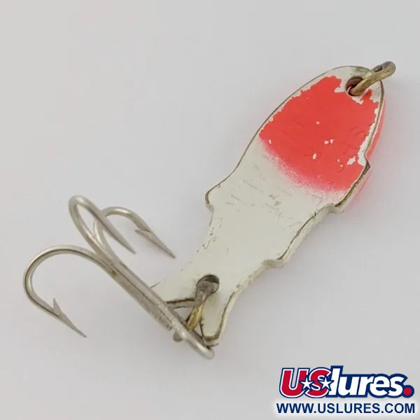 Vintage   Shoff's Triple Teazer, 1/8oz  Red / White fishing spoon #24023