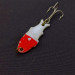 Vintage   Shoff's Triple Teazer, 1/8oz  Red / White fishing spoon #24023