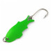 Vintage   Shoff's Big Triple Teazer, 1/16oz green fishing spoon #24024