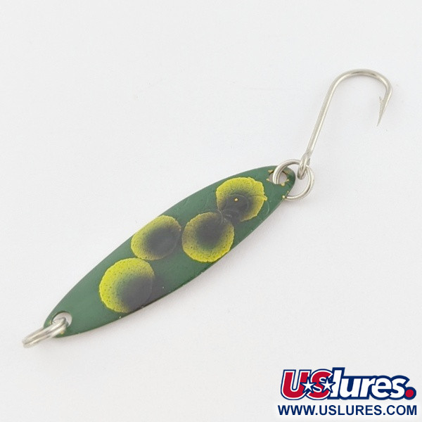 Vintage   Luhr Jensen Needlefish 1, 1/16oz Frog fishing spoon #24025