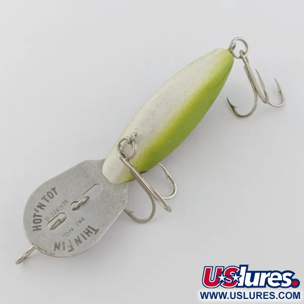 Vintage   Storm Hot'N'Tot Thin Fin, 1/4oz Frog fishing lure #24027